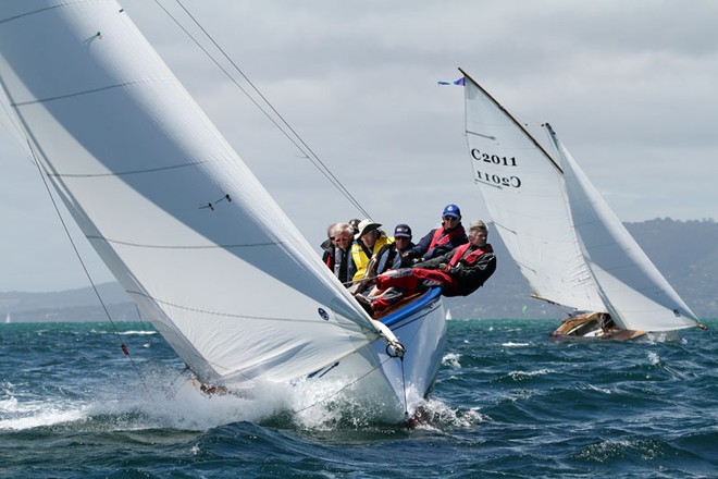 C03 Darney impressive with their hiking and C2011 Salacia in the background - Barloworld Couta Boat Nationals ©  Alex McKinnon Photography http://www.alexmckinnonphotography.com